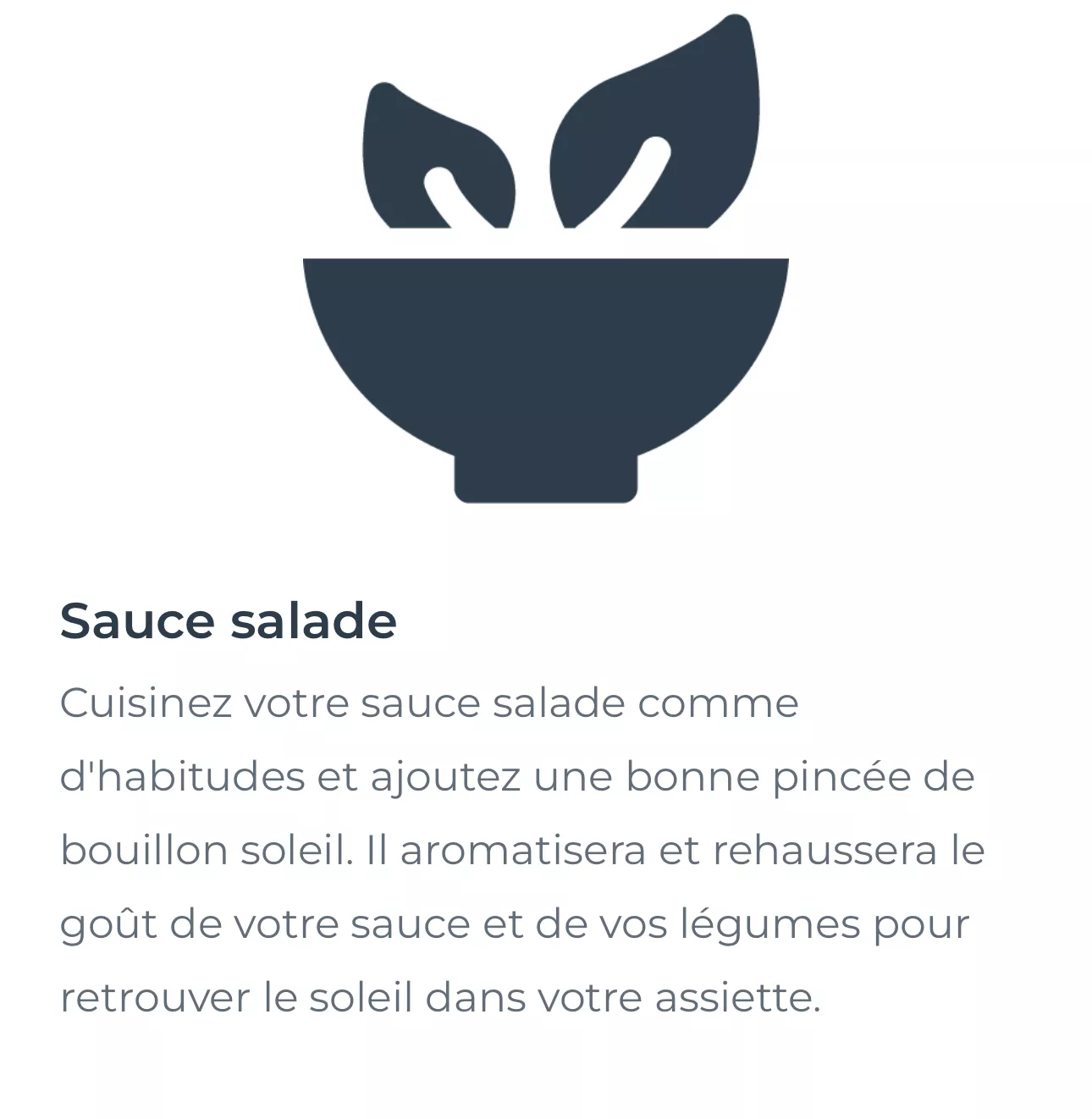 Bouillon artisanal Soleil