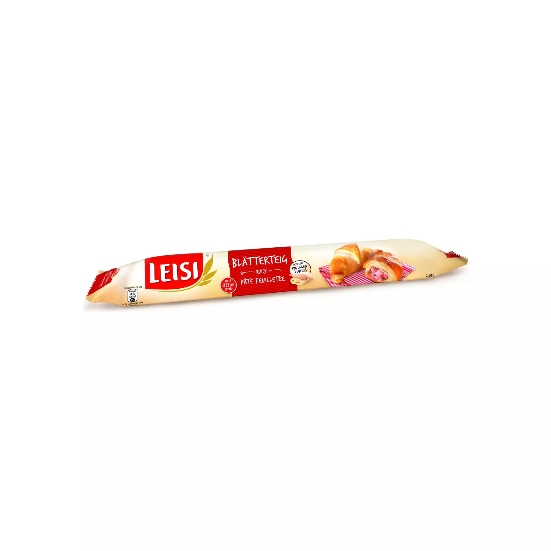 Leisi Quick Pâte feuilletée ronde 230g