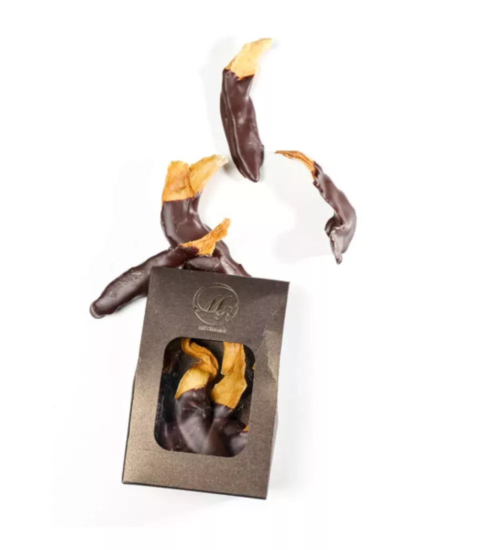 Mangues séchées et chocolat 54%