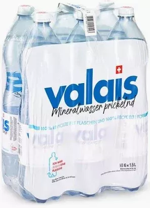 Valais eau pétillante 6x1.5 L