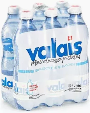 Valais eau pétillante 6x50cl